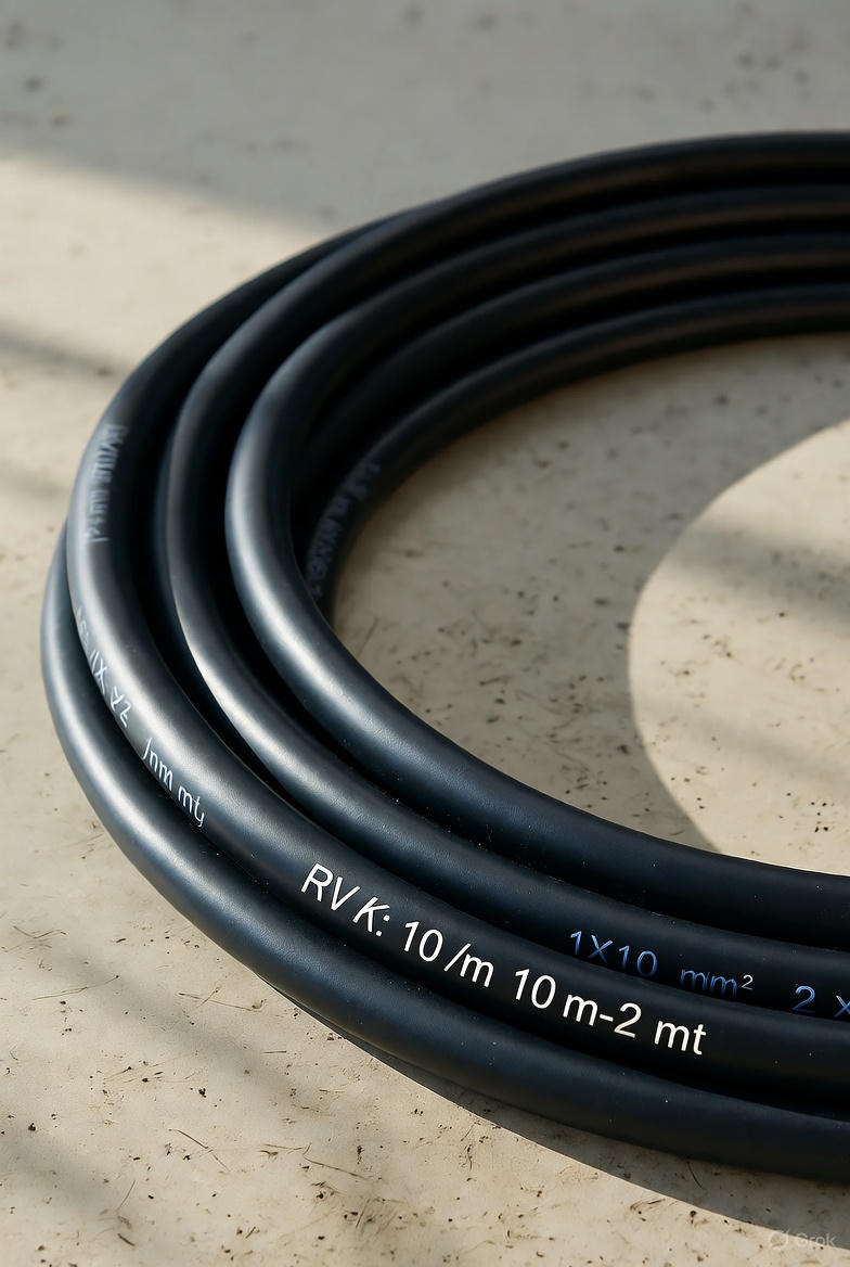 Cable Cobre RV-K 1X10 mm² Negro (Retal 10mts)